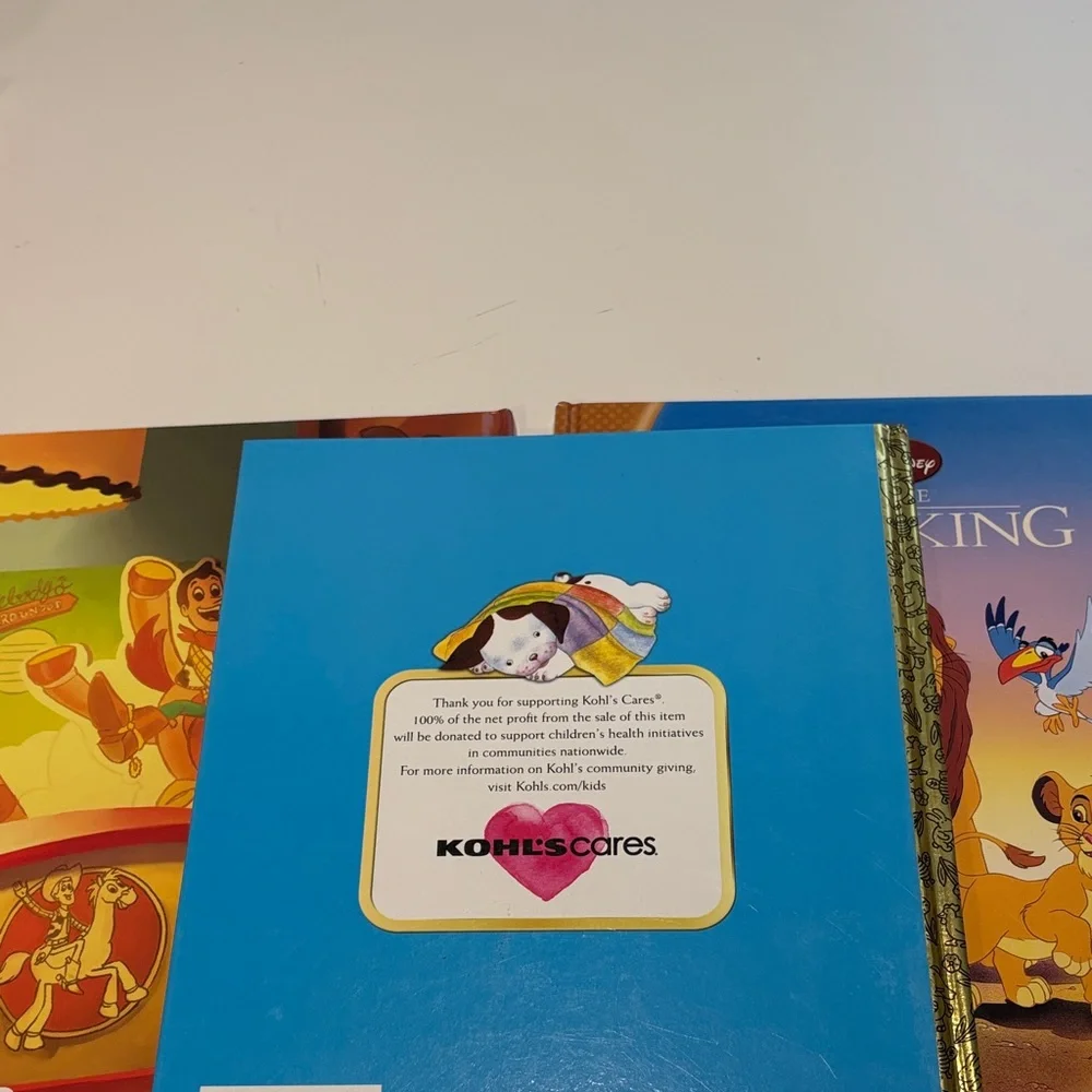 Classic Book Bundle Lot Toy Story 2 Lion King and Little Golden Books